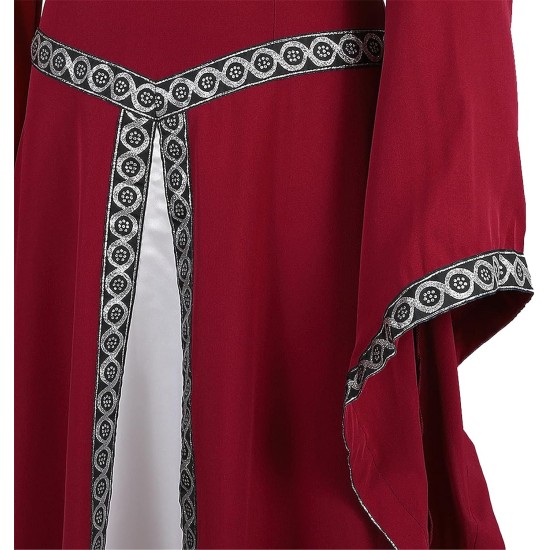 Fantasia Vestido Mulher Vitoriana Medieval Adulto Feminino