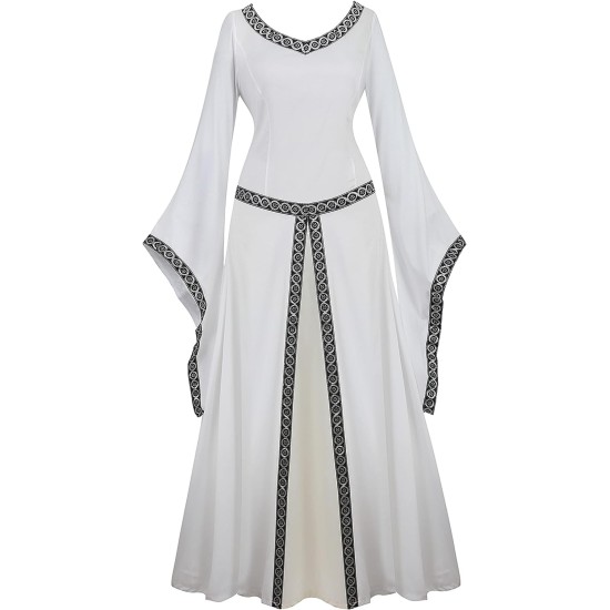 Fantasia Vestido Mulher Vitoriana Medieval Adulto Feminino