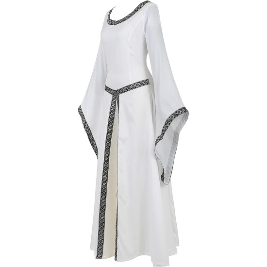 Fantasia Vestido Mulher Vitoriana Medieval Adulto Feminino