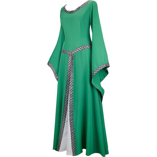 Fantasia Vestido Mulher Vitoriana Medieval Adulto Feminino