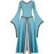 Fantasia Vestido Mulher Vitoriana Medieval Adulto Feminino