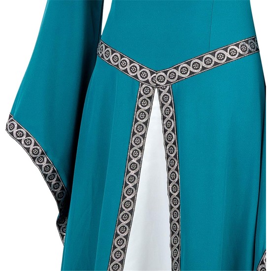 Fantasia Vestido Mulher Vitoriana Medieval Adulto Feminino