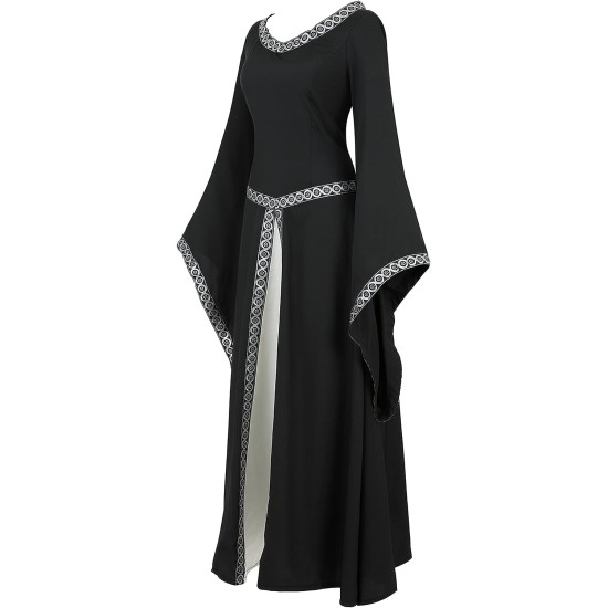 Fantasia Vestido Mulher Vitoriana Medieval Adulto Feminino