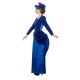 Fantasia Vitoriana Azul Luxo