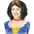 Peruca Branca de Neve Adulto Luxo