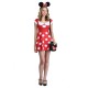 Vestido Fantasia Minnie Adolescente Luxo