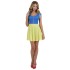 Vestido Fantasia Princesa Branca de Neve Disney Luxo