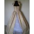 Vestido Renaissance Dourado Adulto