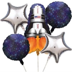 Balão Nave Espacial de Astronauta Infantil Luxo