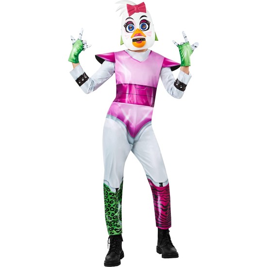 Fantasia Glamrock Chica Five Nights at Freddy's Pesadelo Infantil 