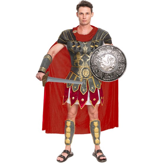 Fantasia Gladiador Grego Adulto Luxo 