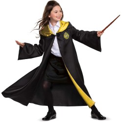 Fantasia Casa Hogwarts Manto Luxo Harry Potter Infantil