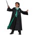Fantasia Casa Sonserina Manto Luxo Harry Potter Infantil