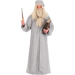 Fantasia Dumbledore Adulto De Luxo Harry Potter