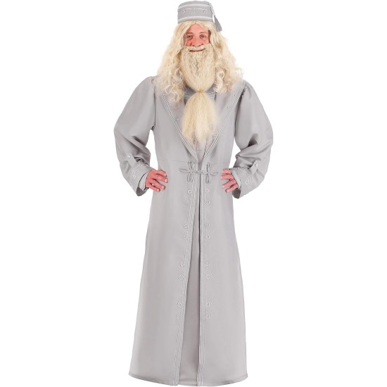 Fantasia Dumbledore Adulto De Luxo Harry Potter