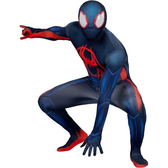 Fantasia Homem Aranha Verse 2 Miles Morales Adulto