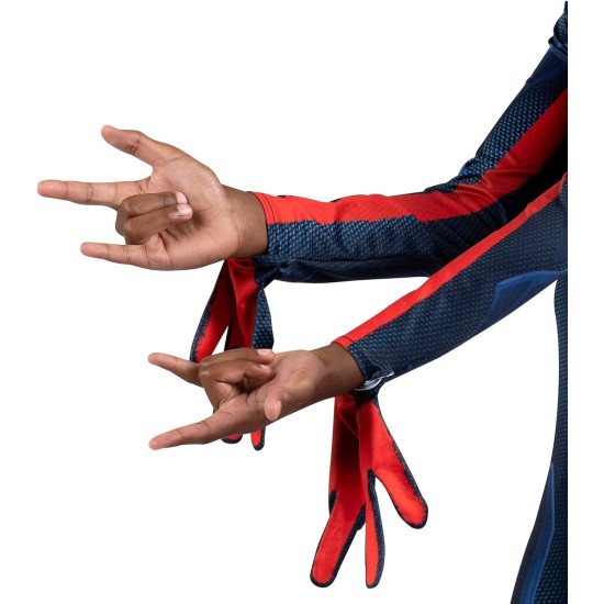 Fantasia Homem Aranha Verse 2 Miles Morales Infantil