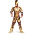Fantasia Homem de Ferro Infantil Músculos Luz Mark 42