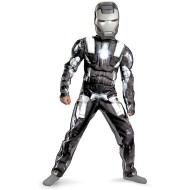 Fantasia Homem de Ferro Infantil Músculos Patriot