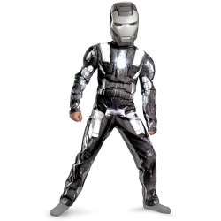 Fantasia Homem de Ferro Infantil Músculos Patriot