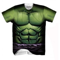 Camiseta do Incrível Hulk Adulto Atlética