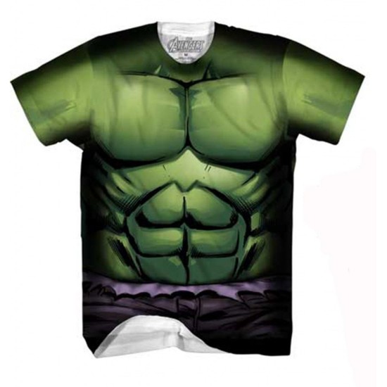 Camiseta do Incrível Hulk Adulto Atlética