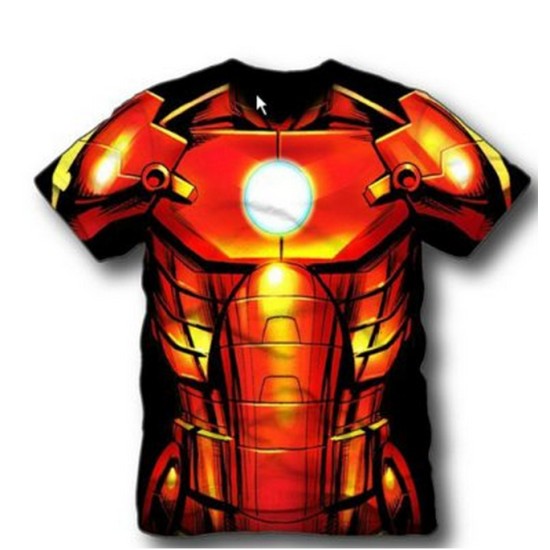 Camiseta do Homem da Ferro Infantil