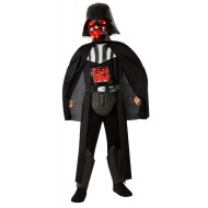 Fantasia Darth Vader Star Wars com Luz Infantil 