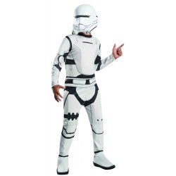 Fantasia Flametrooper Star Wars Luxo Infantil Clássica Despertar da Força