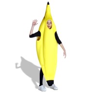Fantasia Fruta Banana Infantil Luxo