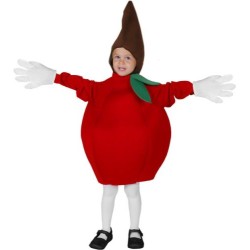 Fantasia Fruta Maça Infantil