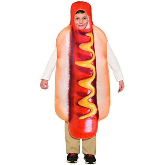 Fantasia Hot Dog Cachorro Quente Luxo Infantil