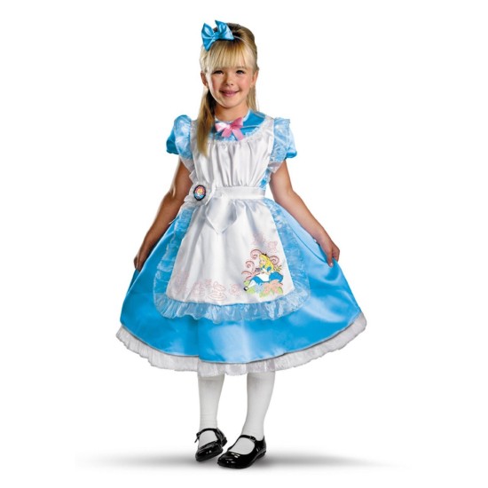 Fantasia Infantil Alice no País das Maravilhas Luxo