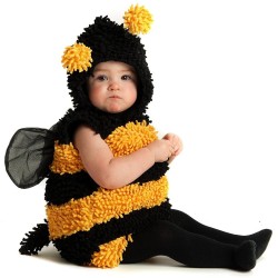 Fantasia Infantil Bebê Abelha Bebê Parmalat Luxo