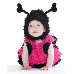 Fantasia Infantil Bebê Joaninha Luxo