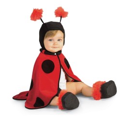 Fantasia Infantil Capa da Joaninha Luxo