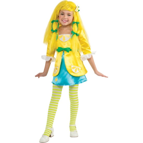 Fantasia Infantil Moranguinho Torta de Limão Clássica Luxo