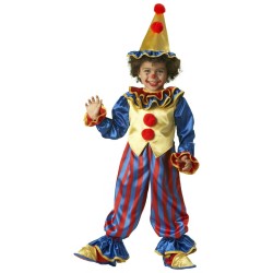 Fantasia Infantil Palhaço Alegre Luxo