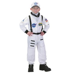 Fantasia Macacão de Astronauta Infantil Luxo