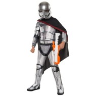 Fantasia Phasma Star Wars Luxo Infantil Despertar da Força