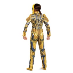 Fantasia Power Rangers Amarelo Filme Músculos Infantil