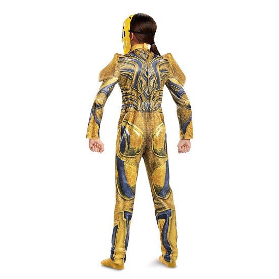 Fantasia Power Rangers Amarelo Filme Músculos Infantil