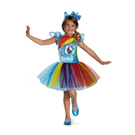 Fantasia Rainbow Dash My Little Pony Infantil Luxo