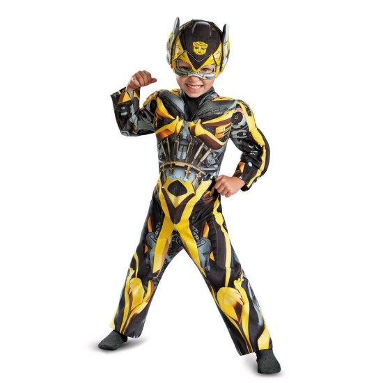 Fantasia Transformers 3D A Era da Extinção Bumblebee Infantil