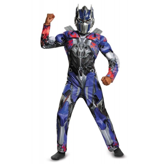 Fantasia Transformers 4 A Era da Extinção Optimus Prime Luxo Infantil