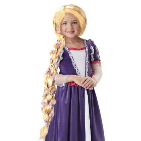Peruca Infantil Rapunzel Enrolados Disney