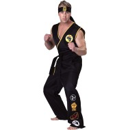 Fantasia Karate Kid Cobra Adulto Clássica