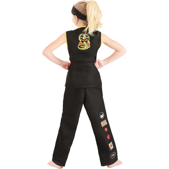Fantasia Karate Kid Cobra Infantil Clássica