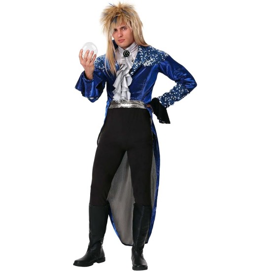 Fantasia Labirinto A Magia do Tempo Jareth Adulto Luxo