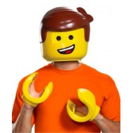 Cabeça Máscara Capacete Lego Emmet Adulto